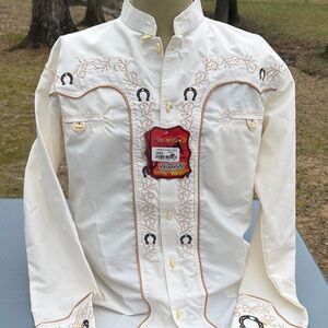 Western Style Embroidered Shirt